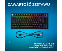 Klaviatūra Logitech G316 X 75 GL Tactile (920-014281)