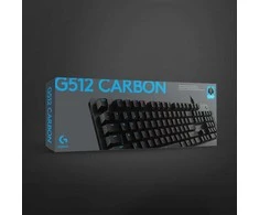 Mechaninė Žaidimų Klaviatūra Logitech G512 Carbon su RGB Apšvietimu, US Tarptautinis Išdėstymas, GX Brown Tactile