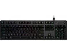 Klaviatūra Logitech Klaviatūra Logitech Lightsync G512 USB Juodas Gaming Oświetlenie RGB AZERTY