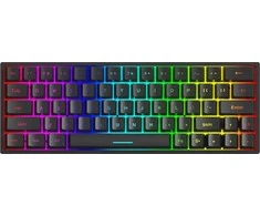 Marvo KG955W Shogo 63W belaidė žaidimų klaviatūra raudoni switchai juoda