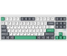 MCHOSE GX87 Lite belaidė mechaninė klaviatūra| US | Matche Latte Switch | Baltas Nano Spraying