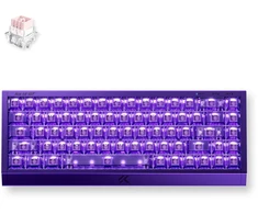 Klaviatūra žaidimams Mchose MC-Ace68GT-5 su laidu magnetyczna su pašvietimu violetinė