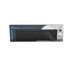 MediaRange MROS273 klaviatūra Dom/Biuro USB QWERTZ Niemiecki Juodas