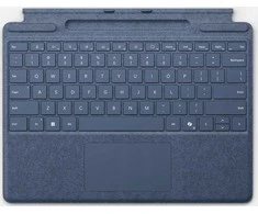Mėlyna Microsoft Surface Pro Klaviatūra with Stiftaufbewahrung, klaviatūra - mėlynas, DE-išdėstymas, for Surface Pro (11. Edition)/10 verslui/9/8