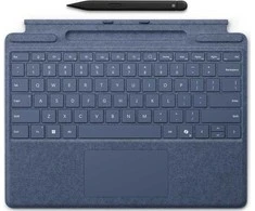 Mėlyna Microsoft Surface Pro Klaviatūra with Slim Pen, klaviatūra - mėlynas, DE-išdėstymas, for Surface Pro (11. Edition)/10 verslui/9/8