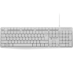 NATEC Klaviatūra Nautilus US slim baltas