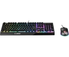 MSI Vigor GK30 Klaviatūra žaidimams, US išdėstymas, su laidu, Juodas