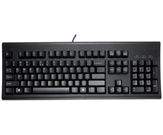 Klaviatūra Perixx Perixx PERIBOARD-409 U, DE, mini USB klaviatūra, juodas, QWERTZ