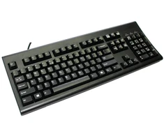 Klaviatūra Perixx Perixx PERIBOARD-409 U, DE, mini USB klaviatūra, juodas, QWERTZ