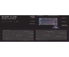 Klaviatūra PREYON Silent claw ruda Gateron Brown Pro (PSCB105B)