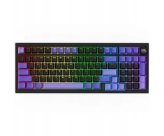 Klaviatūra PROOVE Belaidė klaviatūra žaidimams Gaming Slicker Special Edition juoda-violetinė (Proove)