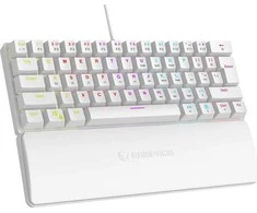 Klaviatūra Mėlyna Rampage PLOWERK60 Mėlyna Switch Balta