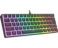 Klaviatūra Rampage RADIANT K11 RGB Raudonas Juodas