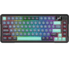 Klaviatūra žaidimams Redragon Behemoth K724GBG-RGB-PRO Mint Mambo belaidė mechaninė su pašvietimu pilka