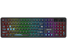 Klaviatūra žaidimams Redragon Volcano K526BB-WL belaidė membraninė su pašvietimu juoda