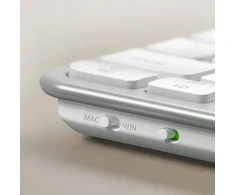 Belaidė klaviatūra QWERTY Satechi Slim EX1 Mac / PC ST-KEX1S-EN sidabrinis