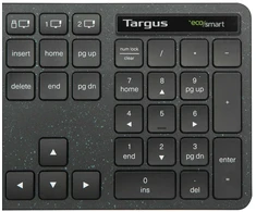 Klaviatūra Targus EcoSmart* klaviatūra full size antimicrobial belaidė Bluetooth 5.0 2.4 GHz AZERTY francuski juoda