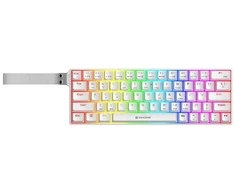 Klaviatūra mechaninė Tracer GAMEZONE SIGMA 63 RF (2.4+BT) Baltas