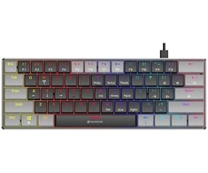 Klaviatūra žaidimams Tracer GameZone Keylo 61 su laidu mechaninė su pašvietimu grafito