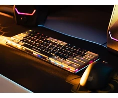 Klaviatūra žaidimams Tracer GameZone Keylo 61 su laidu mechaninė su pašvietimu grafito