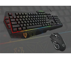 Klaviatūra Vertux Vertux 26 anti-ghosting Rinkinys Gamingowy Pelė Klaviatūra VENDETTA 3200 DPI RGB LED