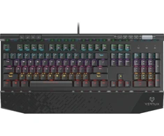 Klaviatūra Vertux Vertux Mechaninė klaviatūra Tactile anti-ghosting Mechaninė Tungsten QWERTY RGB