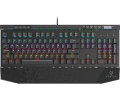 Klaviatūra Vertux Vertux Mechaninė klaviatūra Tactile anti-ghosting Mechaninė Tungsten QWERTY RGB