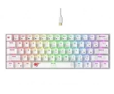 Havit KB903L - klaviatūra žaidimams (transparent baltas)