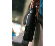 „Klean Kanteen“ gertuvė „RISE Classic VI“ („Arch Loop Cap“), 592 ml/20 oz, juoda