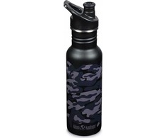 Klean Kanteen Kanteen Classic siauras (sportinis kepuraitė), 532ml/18oz, Juodas Camo