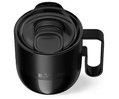 „Klean Kanteen“ „Kanteen Rise“ puodelis (su stumdomu dangteliu), 355 ml/12 oz, juodas