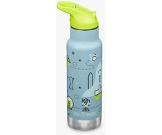 „Klean Kanteen Kid Kanteen Classic Narrow VI“ („Flip Sport“), 355 ml/12 oz, „Mountain Scape“