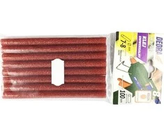 Dedra Kliju lazdeles raudona brokatine 8vnt 78x100mm