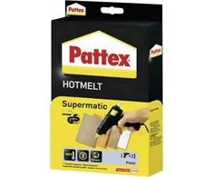 Karštų klijų pistoletas Pattex ir dvi lazdelės