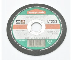 Wkret Met Klimas Korundo diskas akmeniui pjauti TCK-12530 125 mm Pjaustytas su klimais