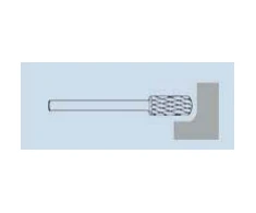Grąžtas KLINGSPOR FREŽAS METALUI HF 100 C FI6.0x18mm BOTAS 6mm TIPO CRC, sferinis-cilindrinis