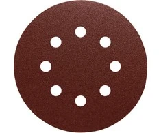 KLINGSPOR SAVIMI KLIPOJANTIS ABRAZYVINIS DISKAS 125mm PL28CK gr.100 GLS5 8-KIUČIŲ / 50 vnt.