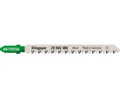 Klingspor KLINGSPOR BRZESZCZOT DO WYRZYNARKI 130x8x1,7mm JS 981 WA /5szt.