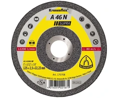 Klingspor pjovimo diskas A 46 N 170708 įspaustas 125 mm 22,23 mm 25 vnt.