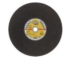 KLINGSPOR METALO PJOVIMO DISKAI 400 mm x 3,2 mm x 25,4 mm A630N specialus PLIENAS