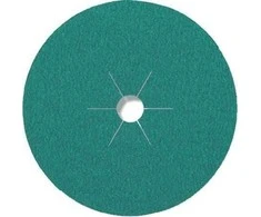 KLINGSPOR FIBRA KRĄŻEK 125 gr. 80 CS570 /25szt INOX, CYRKONOWA.