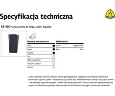 KLINGSPOR Šlifavimo tinklelis AS400 gr.150 /50vnt. 115mm x 280mm