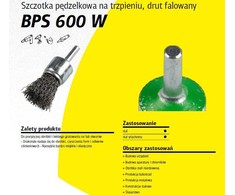 Klingspor K.SZCZOTKA PĘDZELKOWA 12mm BPS600W DRUT FALISTY