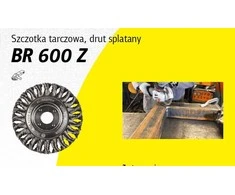 Klingspor K.SZCZOTKA TARCZOWA 115mm M14 BR600Z DRUT SKRĘCANY NIERDZEWNY