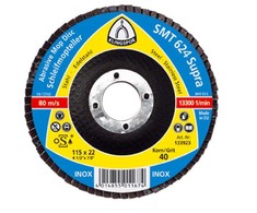 KLINGSPOR ŚCIERNICA LISTKOWA WYPUKŁA SMT624 SUPRA 125mm gr. 60