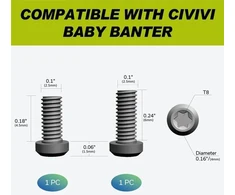 Klips CIVIVI Titanium prie peilio Baby Banter