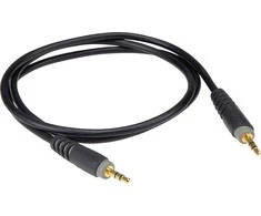 Kabelis Klotz Jack 3.5mm - Jack 3.5mm 0.9m juoda