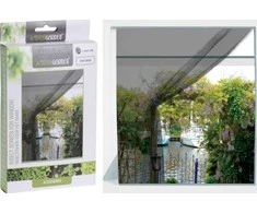 ProGarden Tinklelis nuo uodų langams juoda 150x130 cm