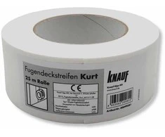 Juosta siūlių armavimui KNAUF KURT, popierinė, armuota, 50mm x 25 m