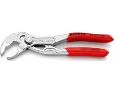 KNIPEX Cobra pipe / water pump pliers 87 03 125 (red, length 125mm, for pipes iki 1")